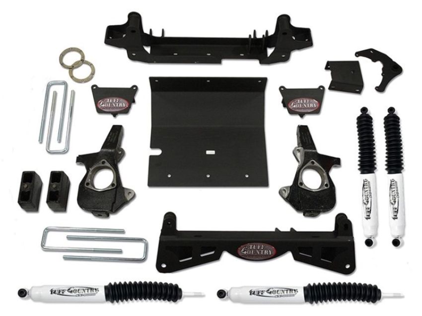 Tuff Country 14992 01-06 Chevy Silverado 1500HD 4x4 4in Lift Kit (w/3pc Sub Frame No Shocks)