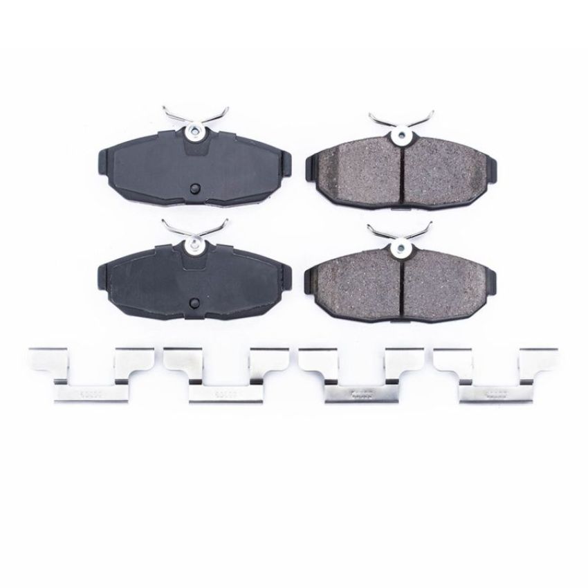 PowerStop 17-1082 PowerStop - Z17 Low-Dust Ceramic Brake Pads with Hardware