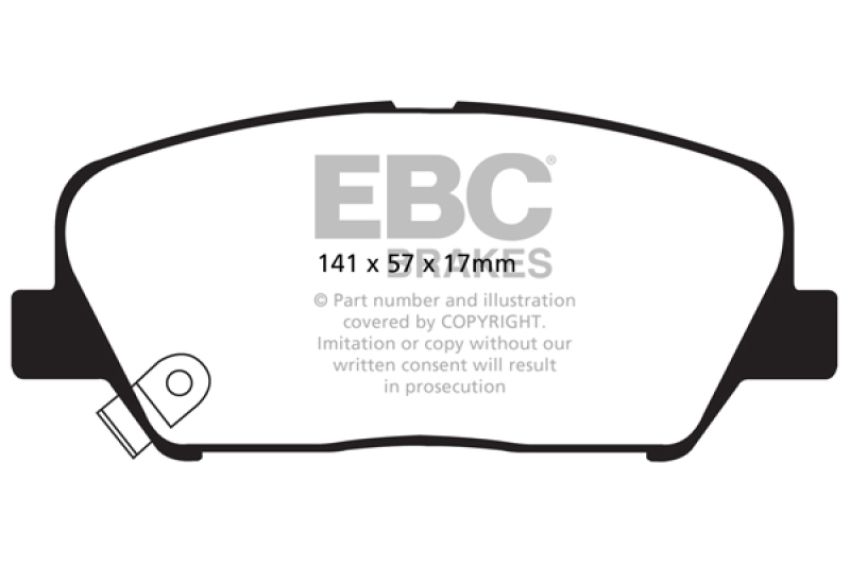EBC Brakes DP21856 Greenstuff 2000 Series Sport Brake Pads