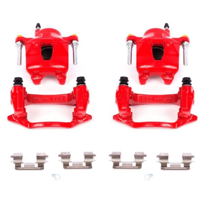 PowerStop S2580 Red Powder Coated Calipers