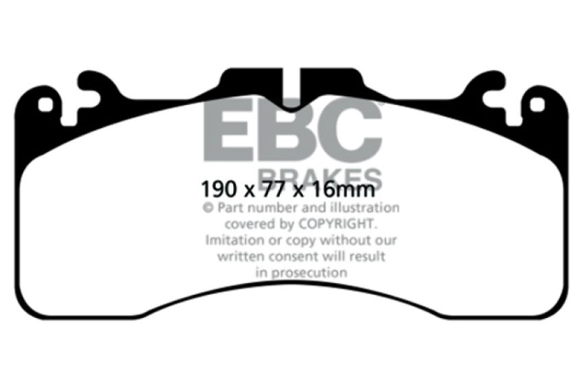 EBC Brakes DP31867C Redstuff Ceramic Low Dust Brake Pads