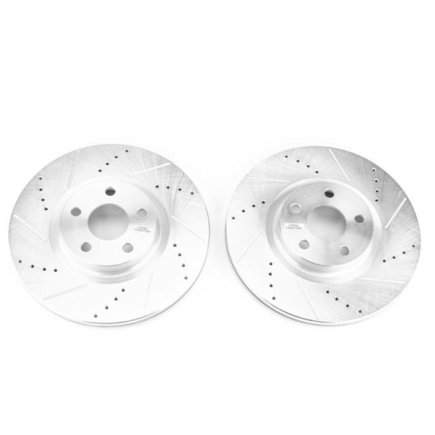 PowerStop AR85194XPR PowerStop Evolution Performance Drilled, Slotted & Plated Brake Rotor Pair