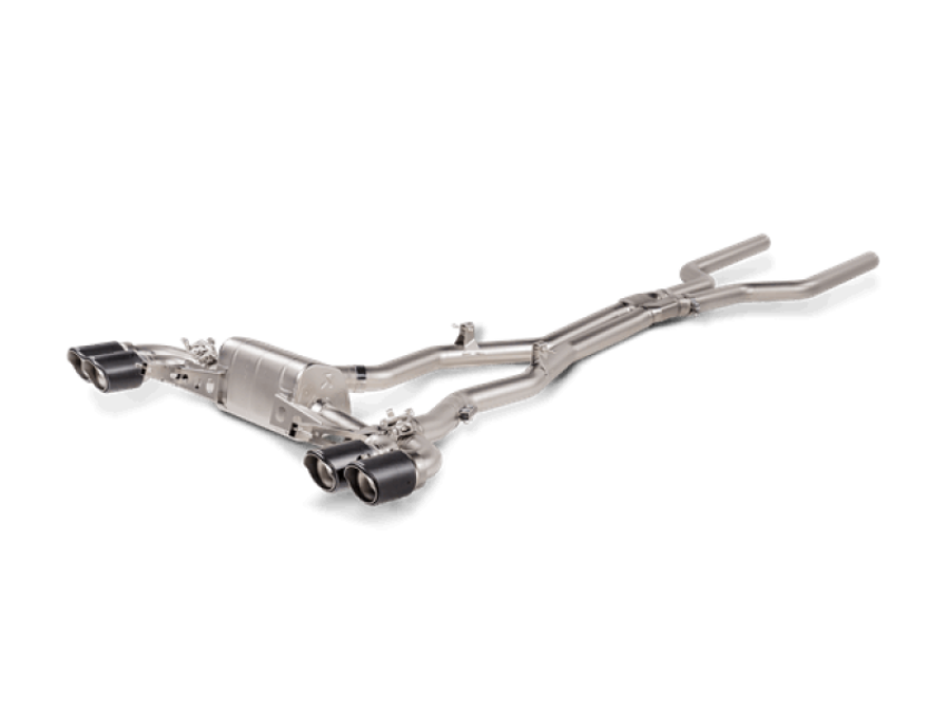 Akrapovic S-BM/T/25 2021 BMW M8/M8 Competition (F93) Evolution Line Cat Back (Titanium) w/Carbon Tips