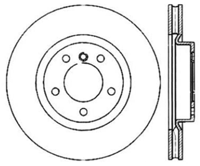 Stoptech 128.34038L 98-02 BMW Z3 Drilled Left Front Rotor