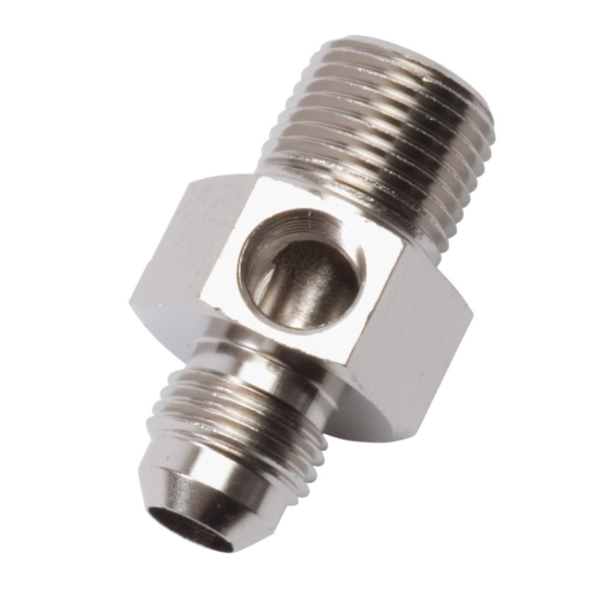 Russell 670061 Performance -6 AN Flare to 1/4in Pipe Pressure Adapter (Endura)