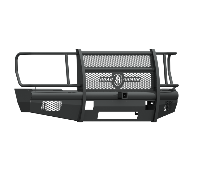 Road Armor 608VF26B 08-08 Ford F-250 Vaquero Front Bumper Full Guard 2in Receiver - Tex Blk