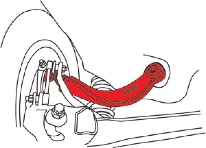 SPECIALTY PRODUCTS COMPANY 67440 CELICA REAR UPPER ARM