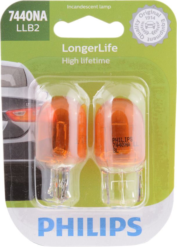 Philips 7440NALLB2 Philips LongerLife Miniature 7440NALL