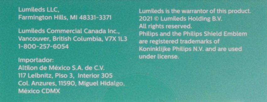 Philips 7440RLED Philips Ultinon LED 7440RLED