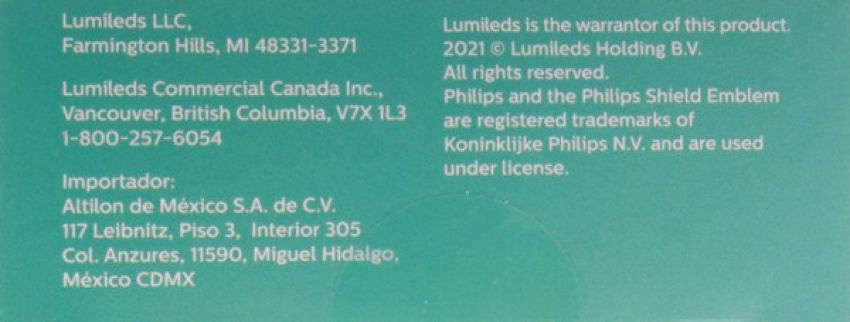 Philips 7440WLED Philips Ultinon LED 7440WLED