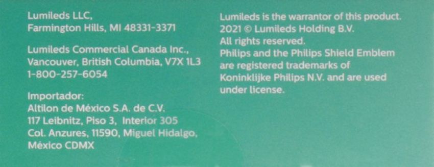 Philips 7443WLED Philips Ultinon LED 7443WLED