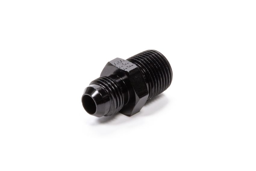 FRAGOLA FRG481666-BL Straight Adapter Fitting #6 x 3/8 MPT Black