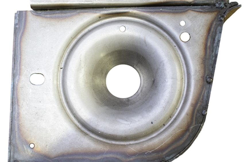 RustBuster RB5049L Rust Buster 2007-2018 Jeep Wrangler Rear Coil Spring Bucket - Left