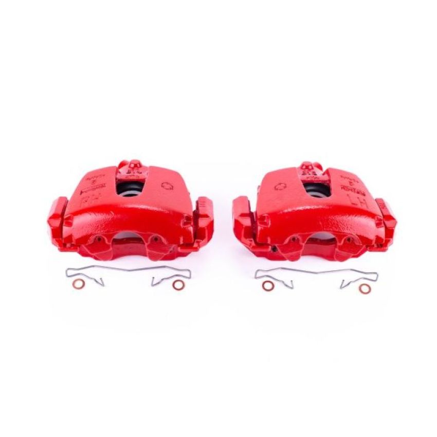 PowerStop S2942 Red Powder Coated Calipers