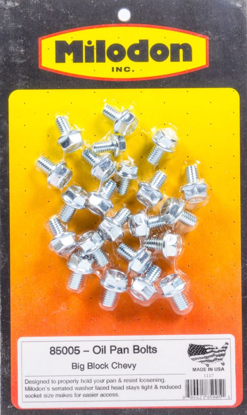MILODON MIL85005 BBC Oil Pan Bolt Kit