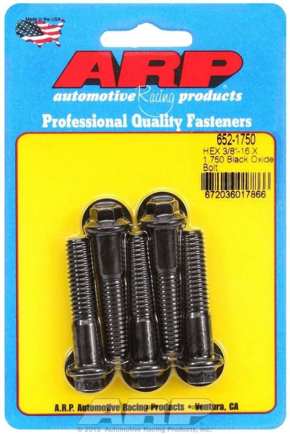 ARP ARP652-1750 Bolt Kit - 6pt. (5) 3/8-16 x 1.750