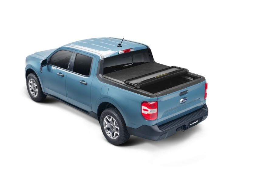 LUND 969380 22-23 Ford Maverick (4.5ft Bed) Hard Fold Tonneau Cover - Black
