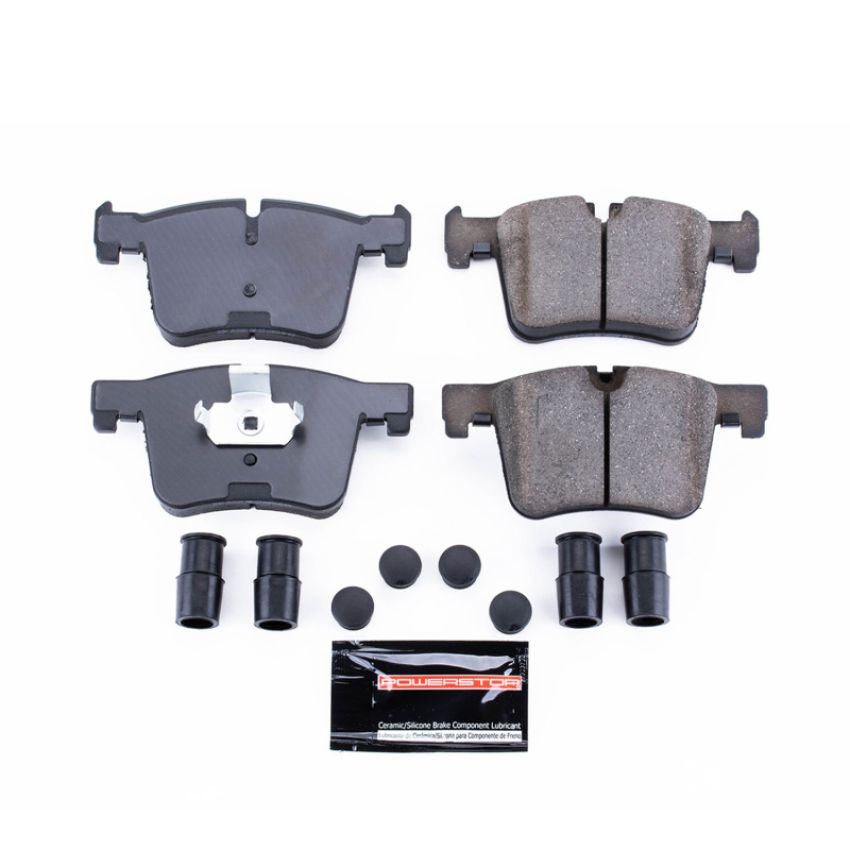 PowerStop Z23-1561 PowerStop - Z23 Daily Driver Carbon-Fiber Ceramic Brake Pads with Hardware Kit