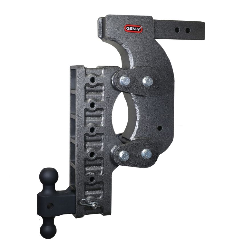 GEN-Y Hitch GH-1516 Gen-Y The Boss Torsion-Flex 2.5in Receiver 21in Drop Hitch w/GH-061 Dual-Ball/Stabilizer Kit