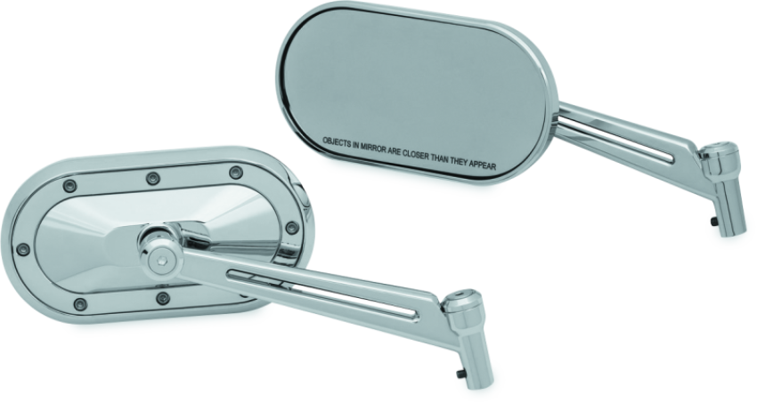 Kuryakyn 1736 Heavy Industry Mirrors Chrome