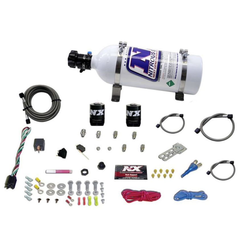 Nitrous Express 20915-05 UNIVERSAL SYSTEM FOR EFI (ALL SINGLE NOZZLE APPLICATION) WITH 5LB BOTTLE