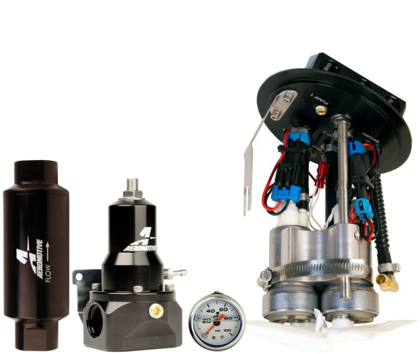 Aeromotive 17356 11-17 Ford Mustang Drop In Kit (18037/15633/13134/12341) - Triple 450lph