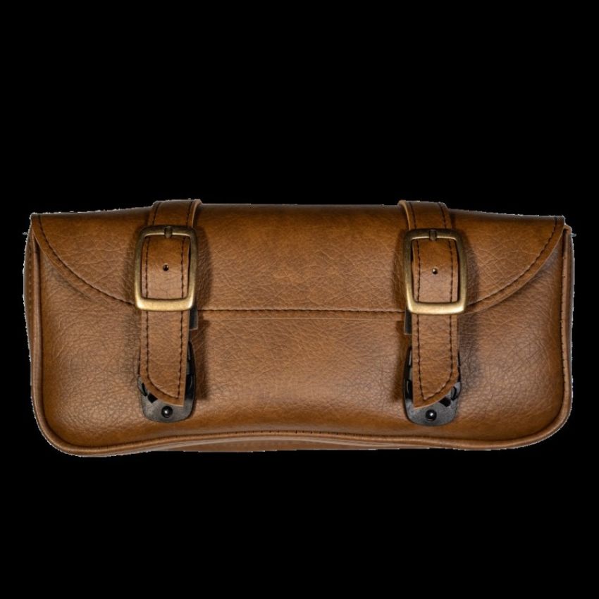 Willie & Max 59590-06 Universal Brass Monkey Tool Bag (12 in L x 5 in W x 2.5 in H) - Warm Brown
