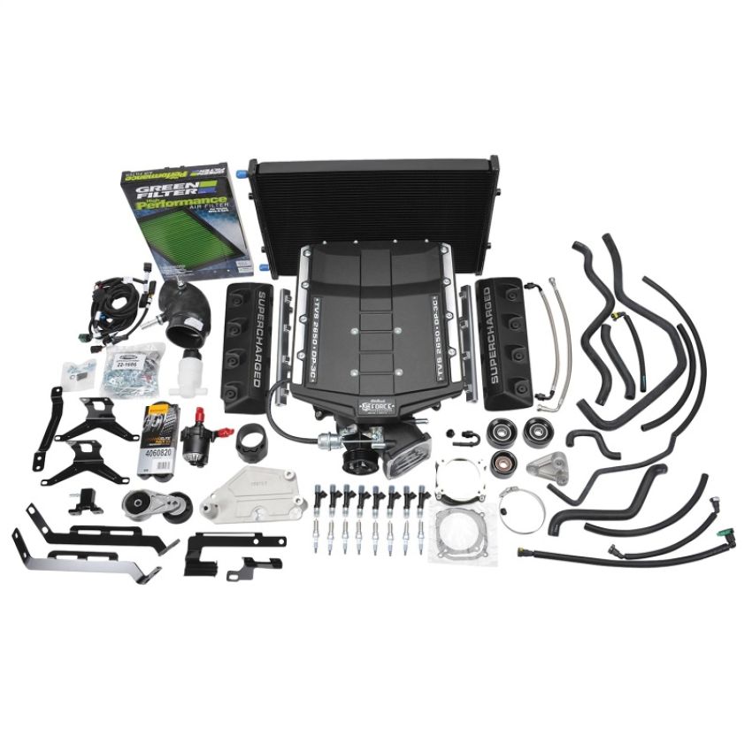 Edelbrock 158380 Supercharger Stage 1 - 15-17 Ford Mustang Modular Nose 5.0L V8 w/o Tuner