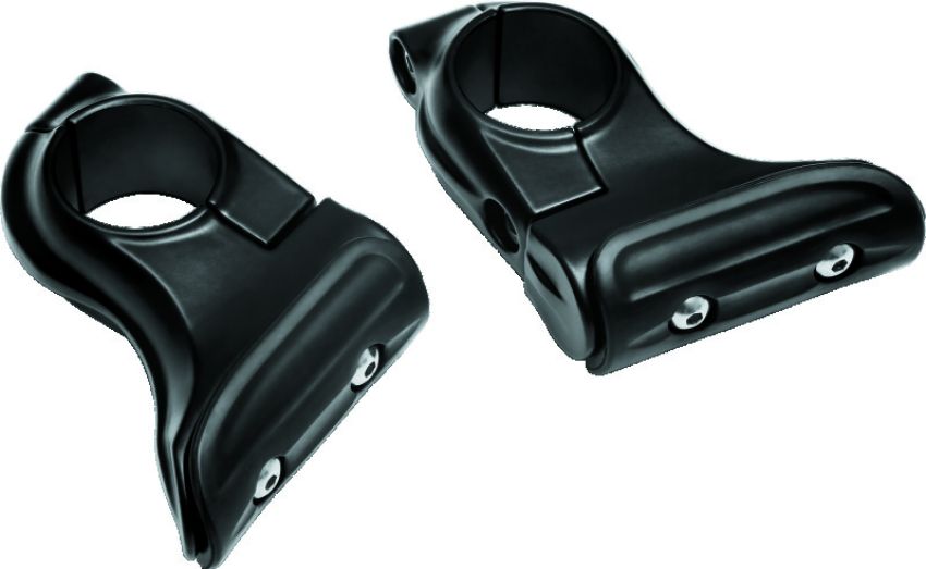 Kuryakyn 7633 Toe Rest Cruise Pegs Satin Black (Pair)