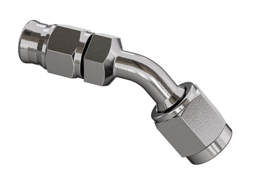 Goodridge P6046-03C 45 Deg Swept Female for AN3 Fittings