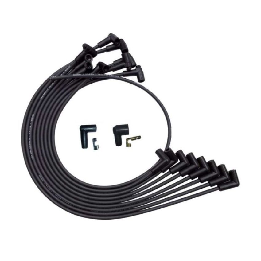 MOROSO MOR51025 Ultra Plug Wire Set SBC Over V/C Black
