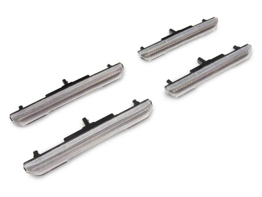 Raxiom HG16348 21-23 GMC Sierra 2500 HD/3500 HD Axial Series LED Fender Flare Marker Lights- Clear Lens