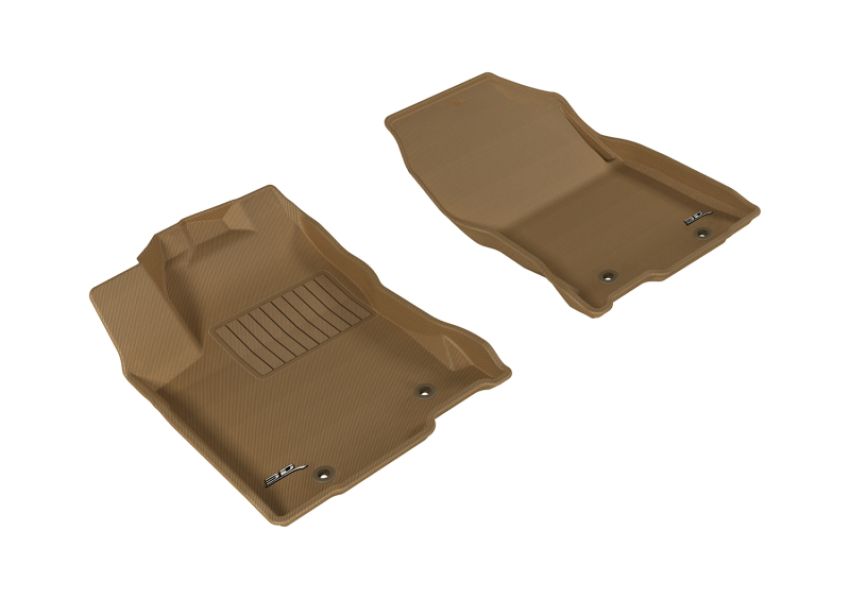 3D MAXpider 2015-2020 Lexus NX/NX Hybrid Kagu 1st Row Floormat - Tan