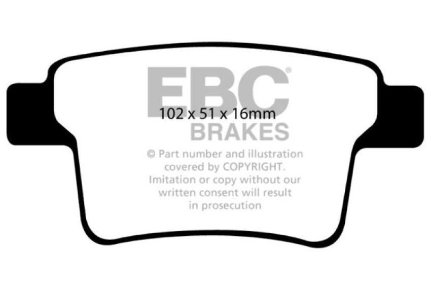 EBC Brakes DP31731C Redstuff Ceramic Low Dust Brake Pads