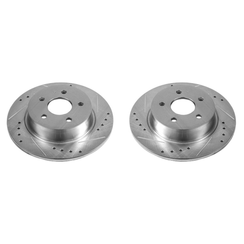 PowerStop AR85149XPR PowerStop Evolution Performance Drilled, Slotted & Plated Brake Rotor Pair