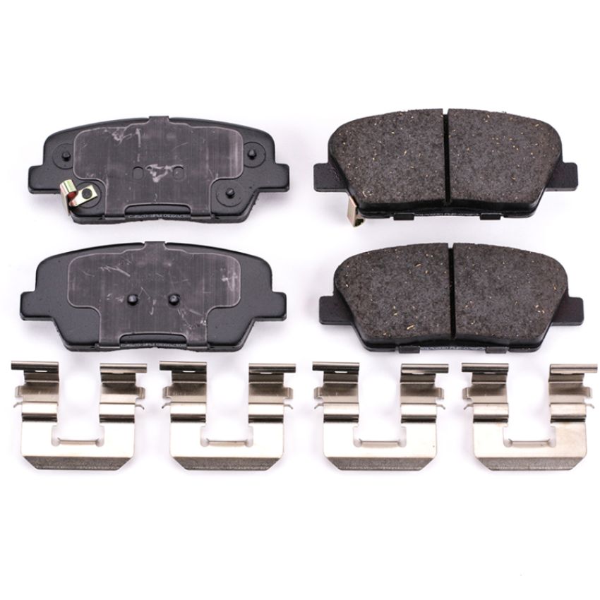 PowerStop 17-1387 PowerStop - Z17 Low-Dust Ceramic Brake Pads with Hardware