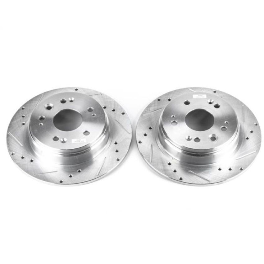 PowerStop JBR963XPR PowerStop Evolution Performance Drilled, Slotted & Plated Brake Rotor Pair