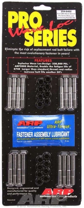 ARP ARP254-6402 SBF Rod Bolt Kit - Fits 289-302 w/5/16in