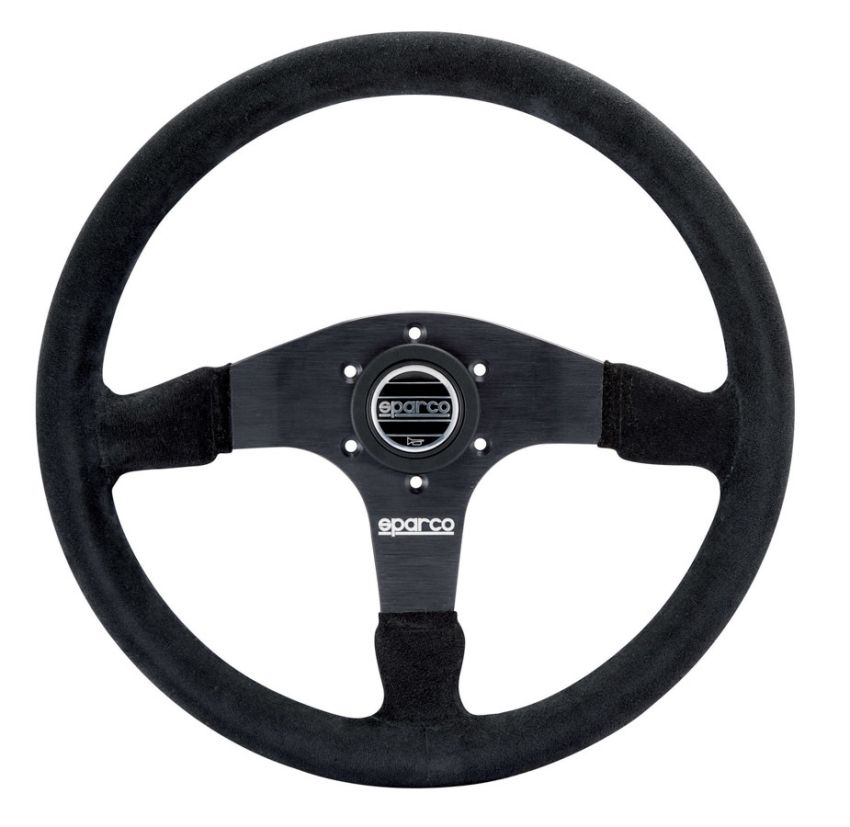 SPARCO SCO015R375PSN Steering Wheel 375 Black Suede