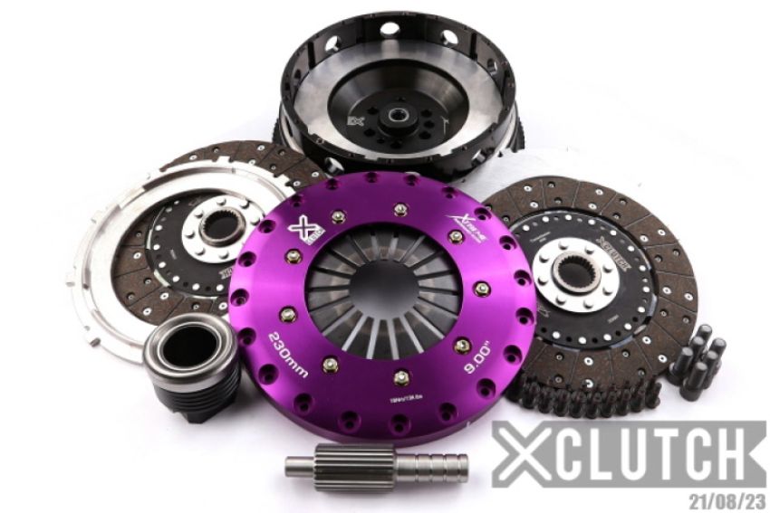 XCLUTCH XKBM23560-2G 15-18 BMW M3 Base 3.0L 9in Twin Solid Organic Clutch Kit
