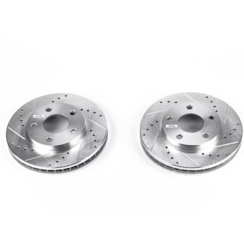 PowerStop AR8250XPR PowerStop Evolution Performance Drilled, Slotted & Plated Brake Rotor Pair