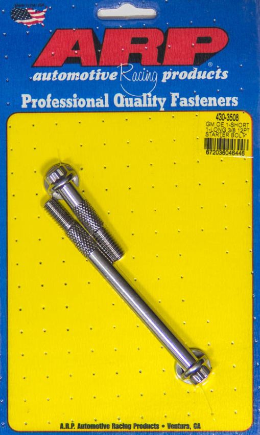 ARP ARP430-3508 S/S Starter 12pt Bolt Kit 3/8-16 x 1.975/4.660