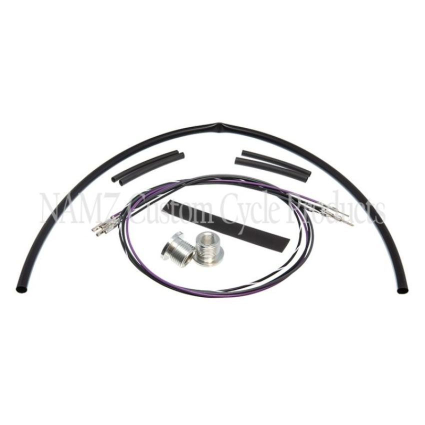 NAMZ NO2X-1202 Front O2 Sensor Extension Incl. Bung Reducer (For Fitment of 2009 FL Pipes on 2012 FXST & Dyna)