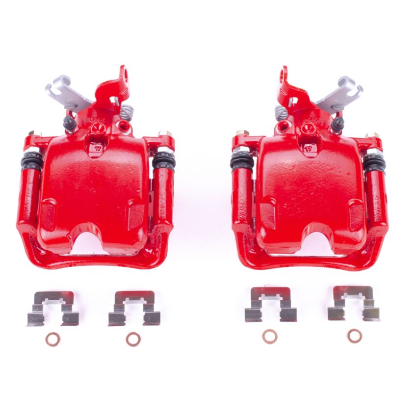 PowerStop S5400A Red Powder Coated Calipers