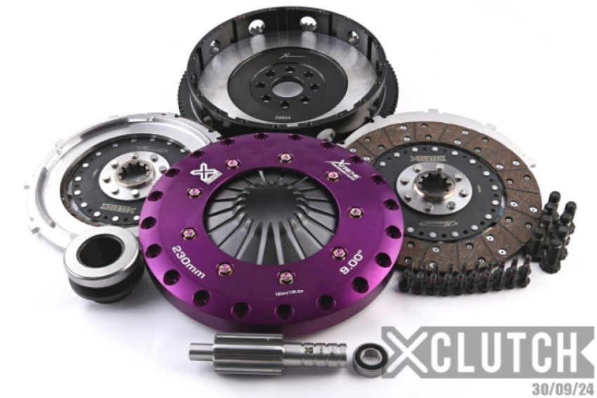 XCLUTCH XKBM23550-2G 01-06 BMW M3 Base 3.2L 9in Twin Solid Organic Clutch Kit