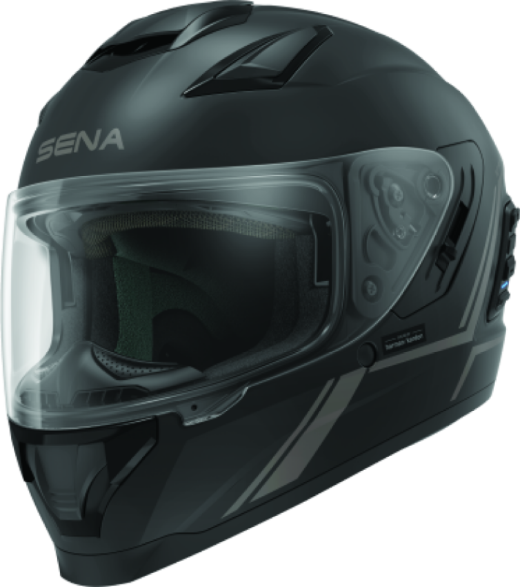Sena Technologies STRYKER-MB00L1 Stryker Bluetooth Helmet w/ Mesh Intercom Matte Black - Large
