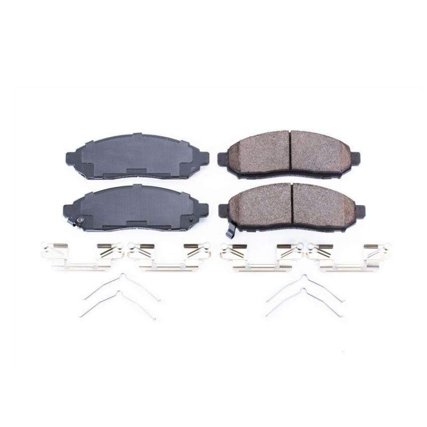 PowerStop 17-1548 PowerStop - Z17 Low-Dust Ceramic Brake Pads with Hardware