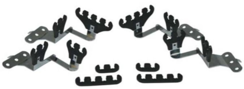 MOROSO MOR72143 Black Wire Loom Kit For SBC Center Bolt V/C