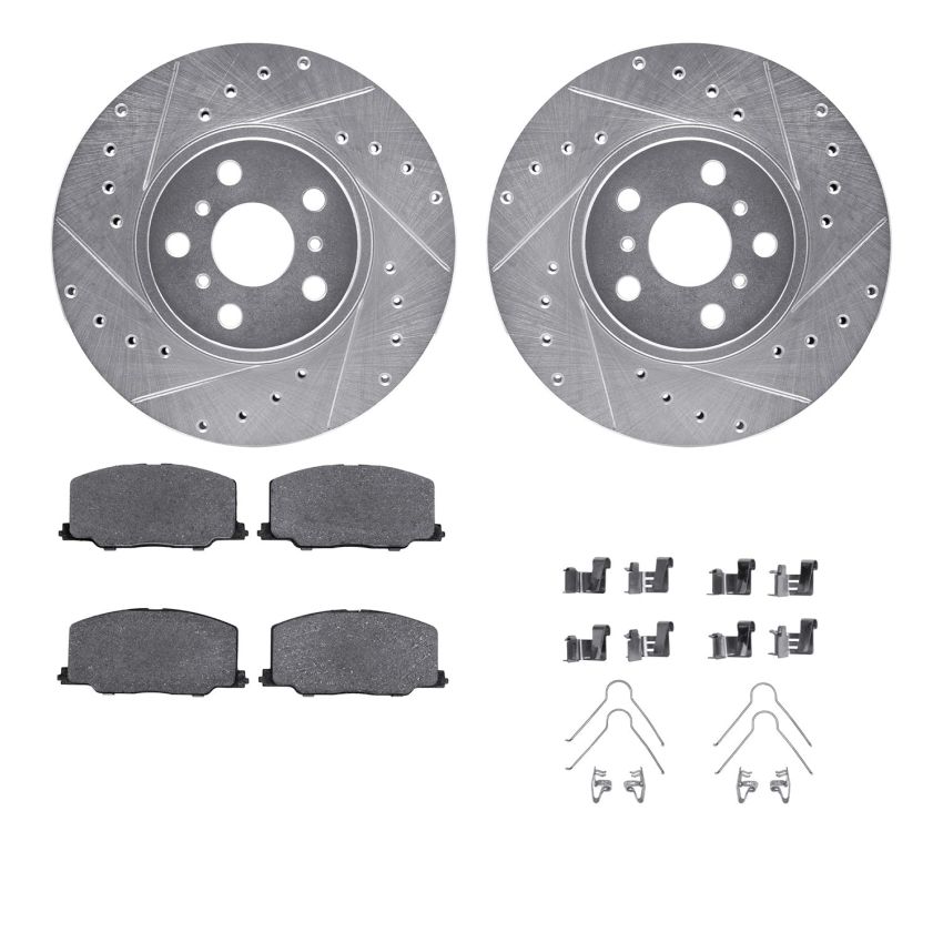 Dynamic Friction 7512-76040 Rotor Kit