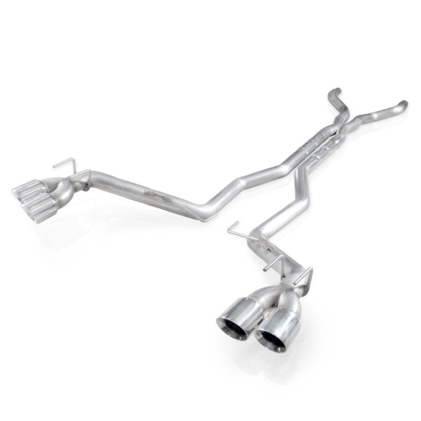 Stainless Works CA12CB-LMF 2012-15 Camaro ZL1 6.2L 3in Catback Dual Chambered Exhaust X-Pipe Resonator Deletes